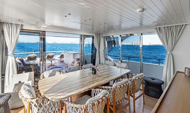 Ace yacht Sky Lounge Dining Retreat