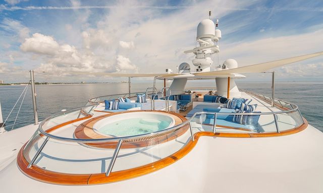 Mary A. yacht Sun deck 