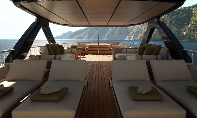 Boobale yacht Sundeck built for all conditions