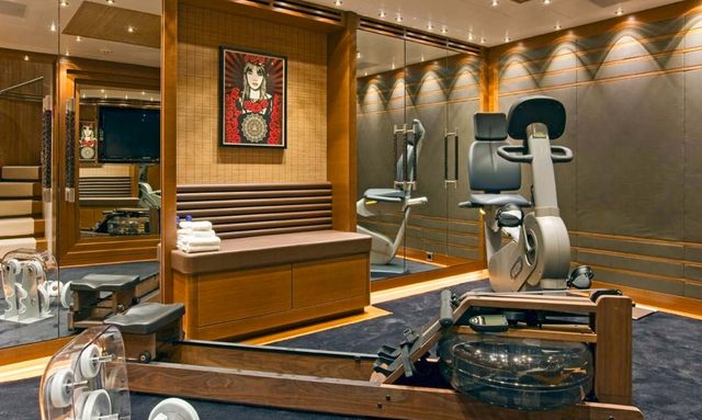 Mary-Jean II yacht Fully-Equipped Gym