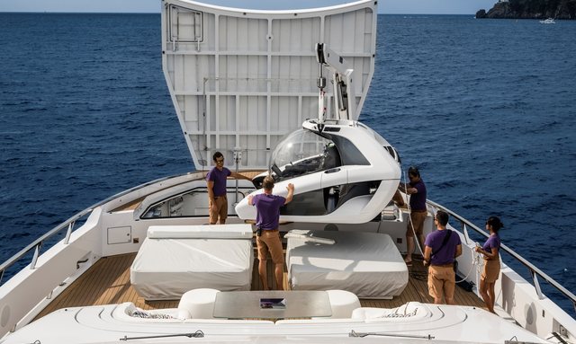 Milele yacht Integrated Submarine