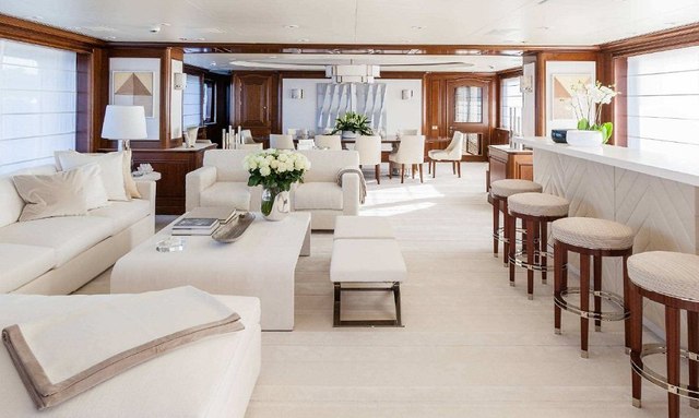 Flag yacht Main Salon Design