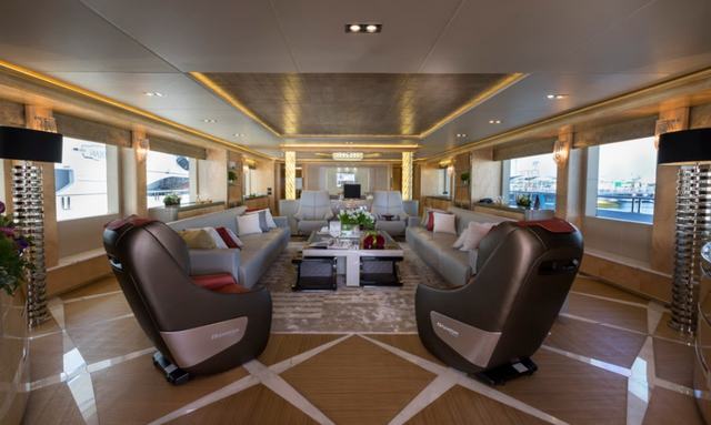 Sehamia yacht Open-Plan Saloon