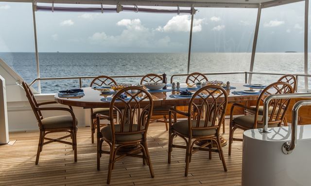 Blue Star yacht Outdoor Living Environment