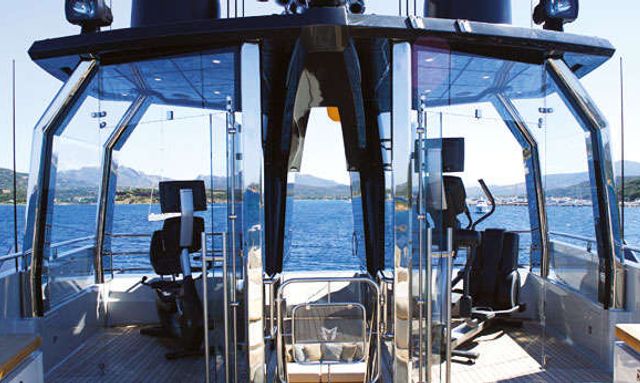 Lady M yacht Owner's Outdoor Gym