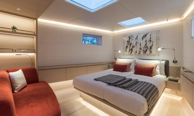 Cervo yacht Master Cabin