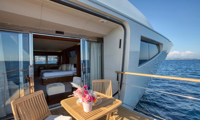 Maraya yacht Fold-Out Balcony