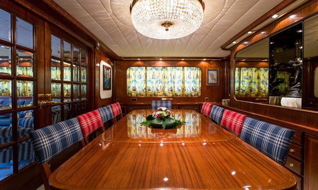 Star of the Sea yacht Glossy-wood Interiors