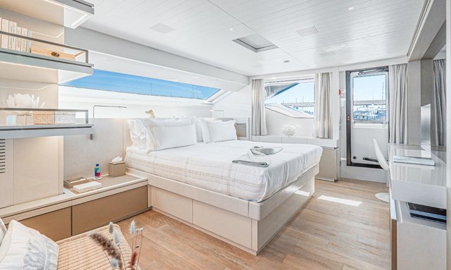 Genoa yacht Panoramic Master Cabin