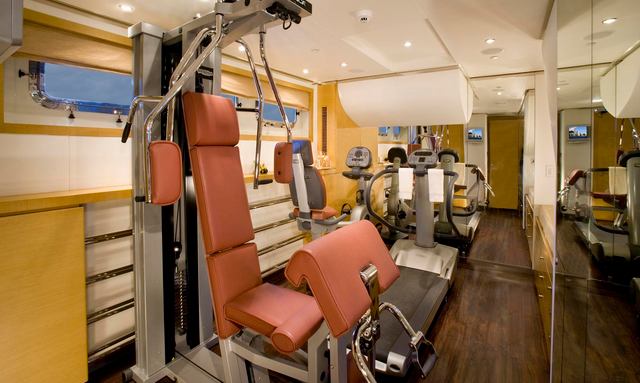 Avalon 101 yacht Gym