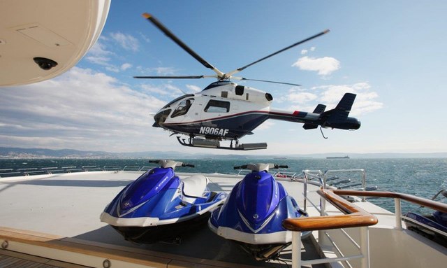 Tatoosh yacht Two helipads 