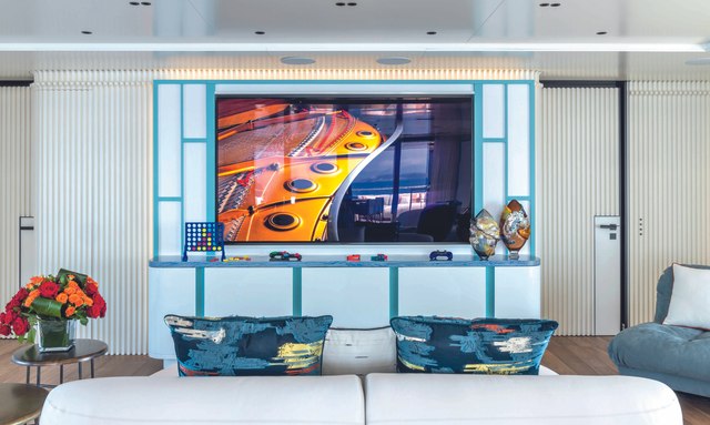 Rio yacht Vivid Interior Palette