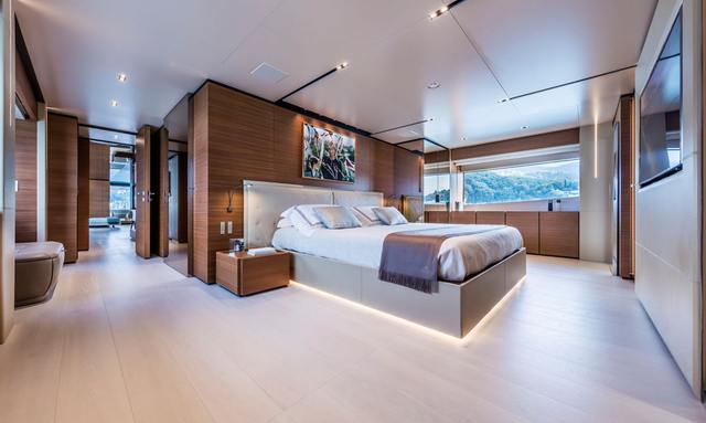 M Forever yacht Main Deck Owner Suite