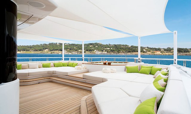 Mogambo yacht Deck areas