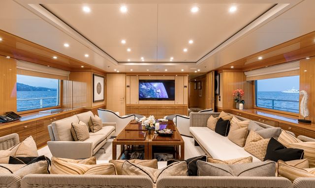 Lind yacht Curated Interior