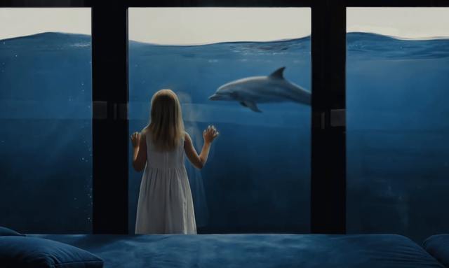 Virtuosity yacht Underwater “Aquarium” Lounge