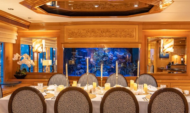 SeaQuest yacht Exquisite Dining Area