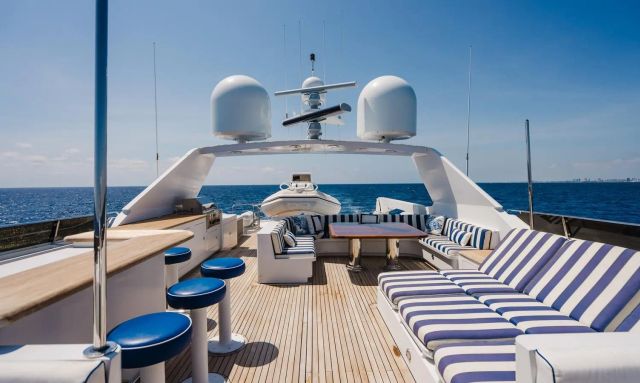 Odin yacht Flybridge Features