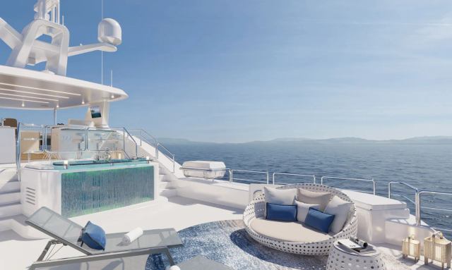 Priceless yacht Sundeck Jacuzzi