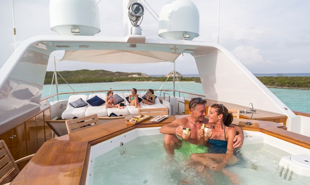 Lady J yacht Sun Deck Amenities