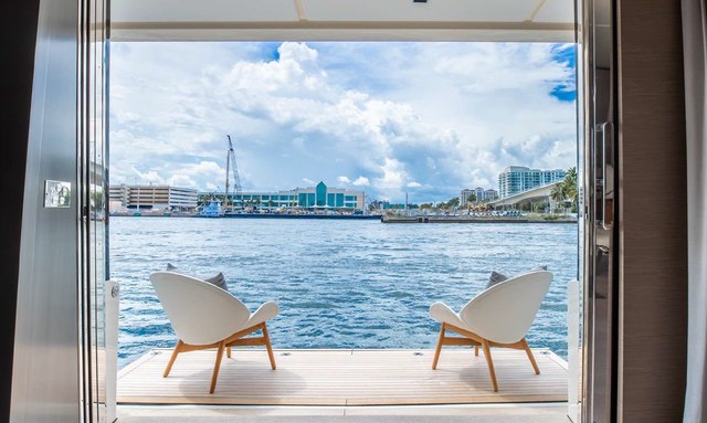 3W yacht Fold-Out Balcony Terrace