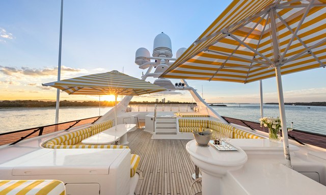 Mistress yacht Sun Deck Relaxation