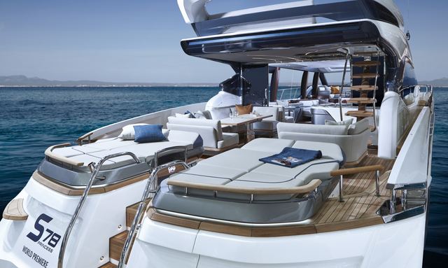 Spacious aft deck