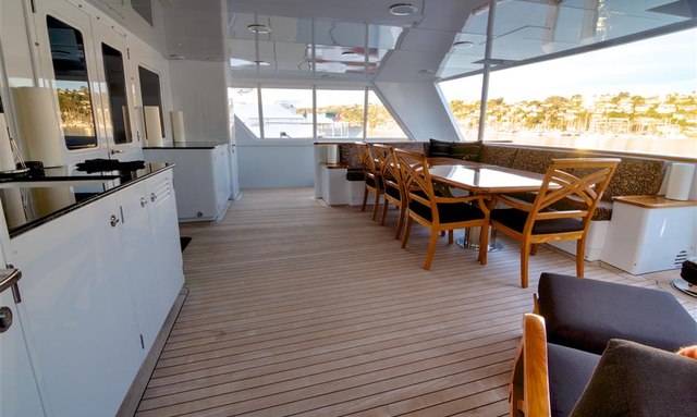 Scorpio yacht Deck Spaces