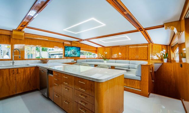 Carpe Diem yacht Country Style Galley