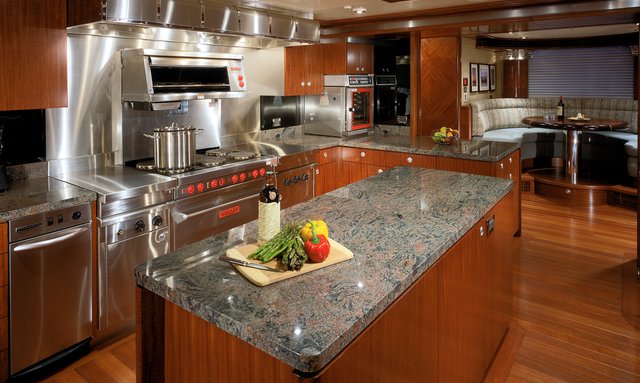 Triton yacht Commercial-Grade Galley