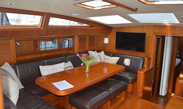 White Rhino yacht Spacious Main Salon