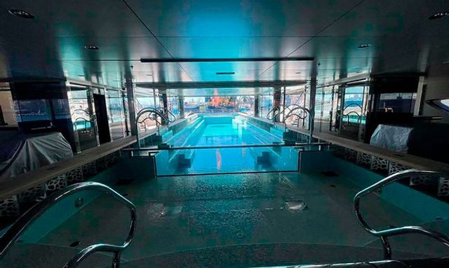 Nord yacht One of the World's Largest Pools (on a Yacht)