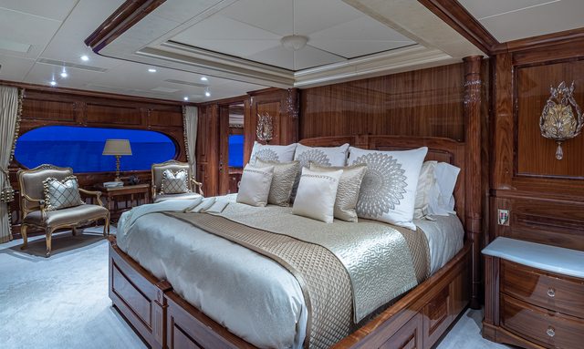 Silver Lining yacht Main Deck Owner's Suite