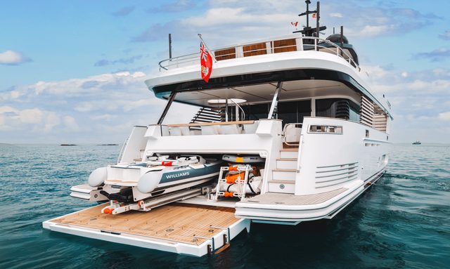 Fifth Season yacht Innovative Bathing Platform