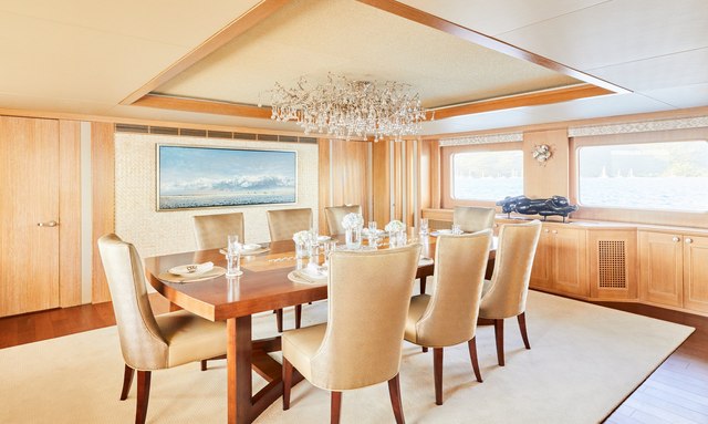 Amara yacht Terence Disdale Interior