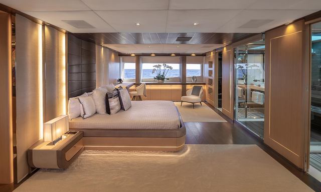 Neverland yacht Private Balcony in Owner’s Suite