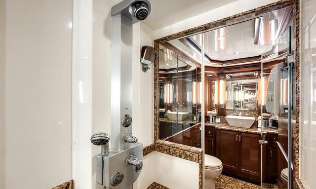 Uncorked yacht His-and-Her Master En Suite