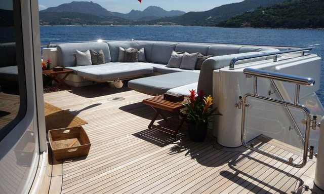 Ecstasea yacht Sun Deck