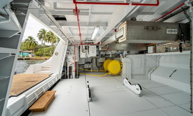 Rearden Steel yacht Stern Tender Garage