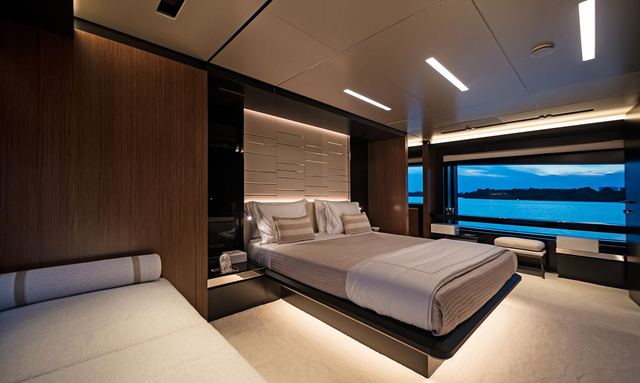 Allegra yacht Master Suite Elegance