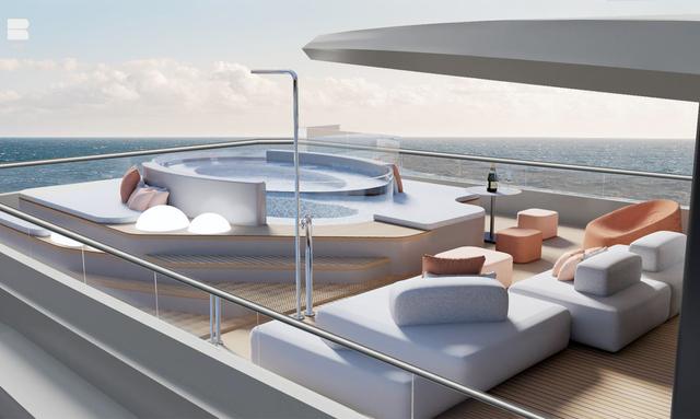 Yasmin yacht Split-Level Design