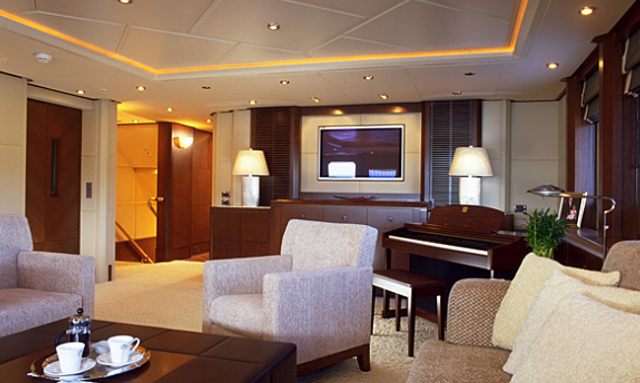 White Rabbit yacht Luxurious Interior