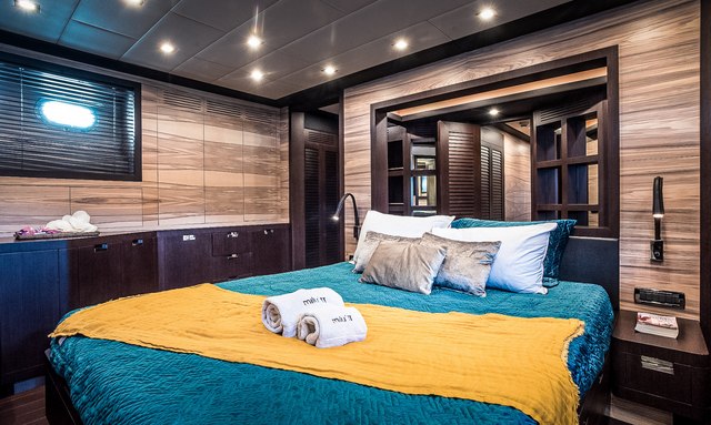 Milu II yacht Master Stateroom