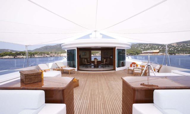 Lady Christine yacht Observation Lounge