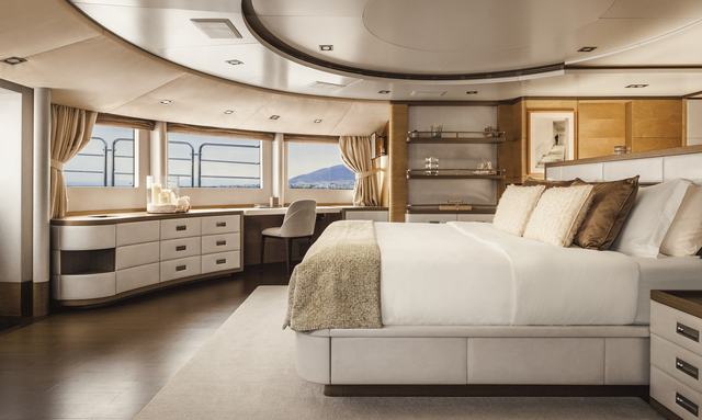 Justa Delia yacht Panoramic Master Suite