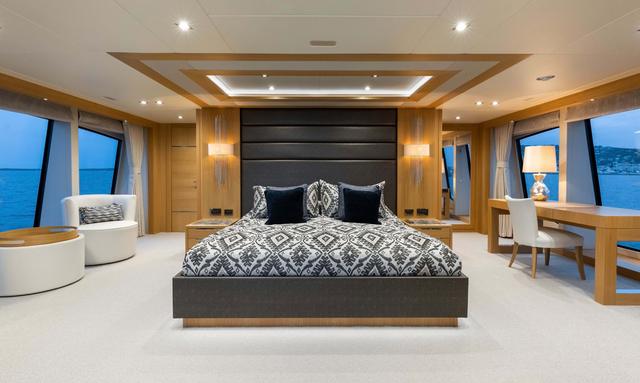 Lady G yacht Upper Deck Owner's Suite