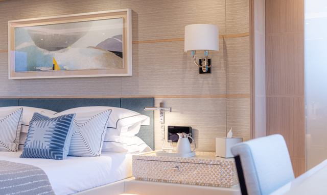 Accidental Success IV yacht Contemporary Interior Palette