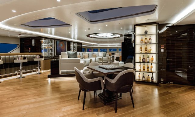 Victorious yacht Wine Cellar