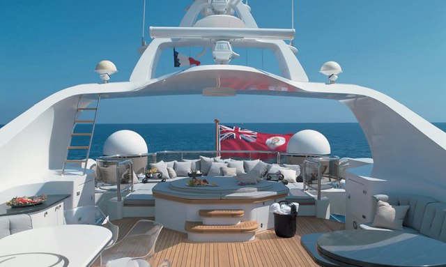 Il Sole yacht Sun-Deck Amenities