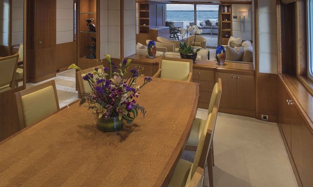 Unforgettable yacht Fore-and-Aft Dining Design